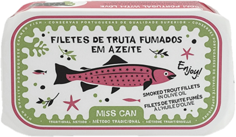 Miss Can Uzené pstruží filety v olivovém oleji
