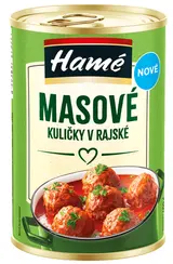 Hamé Masové kuličky v rajské omáčce