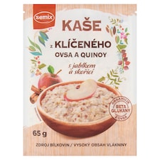 Semix Kaše z klíčeného ovsa a quinoy s jablkem a skořicí 65g