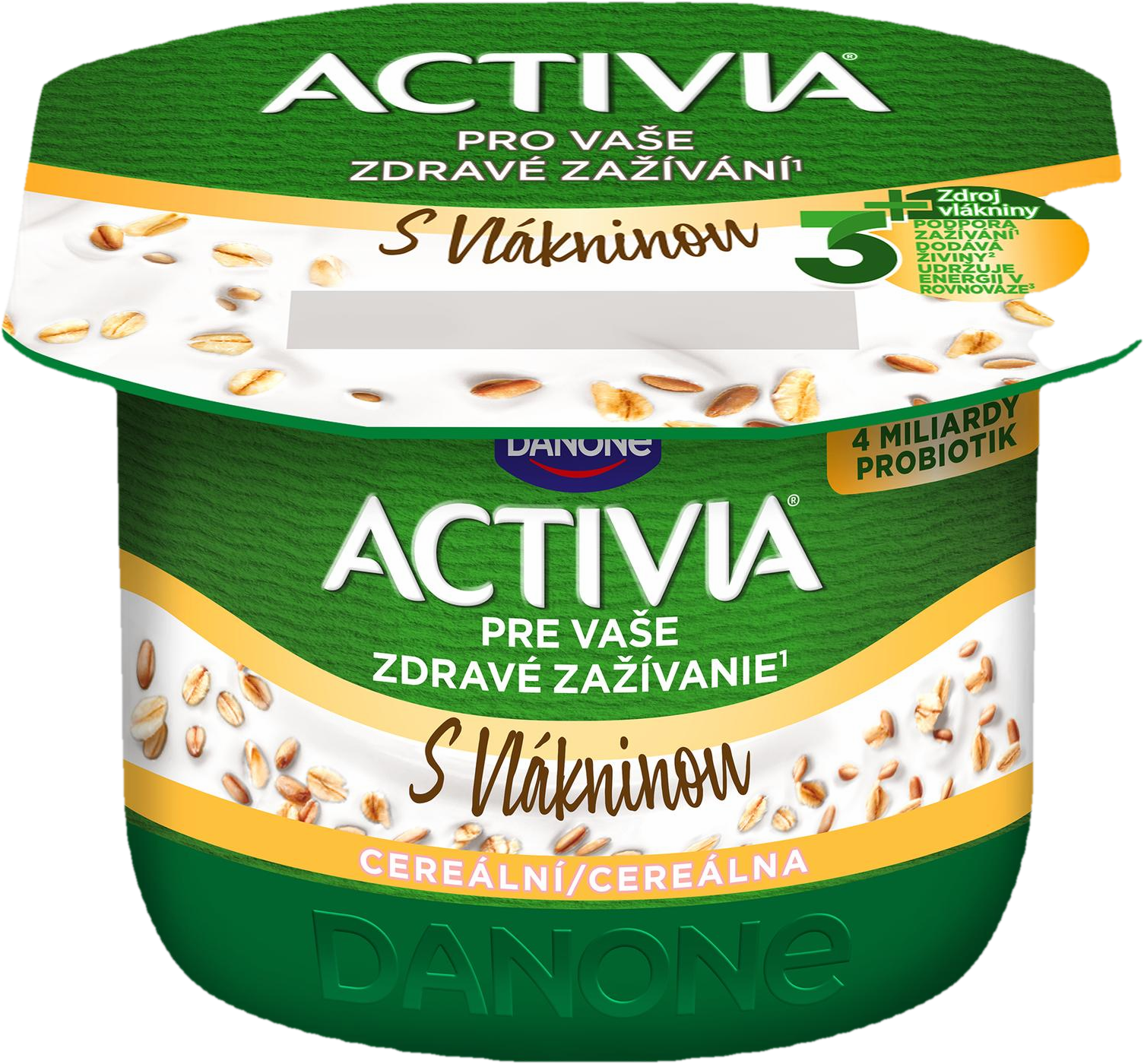 Activia Probiotický jogurt multicereálie