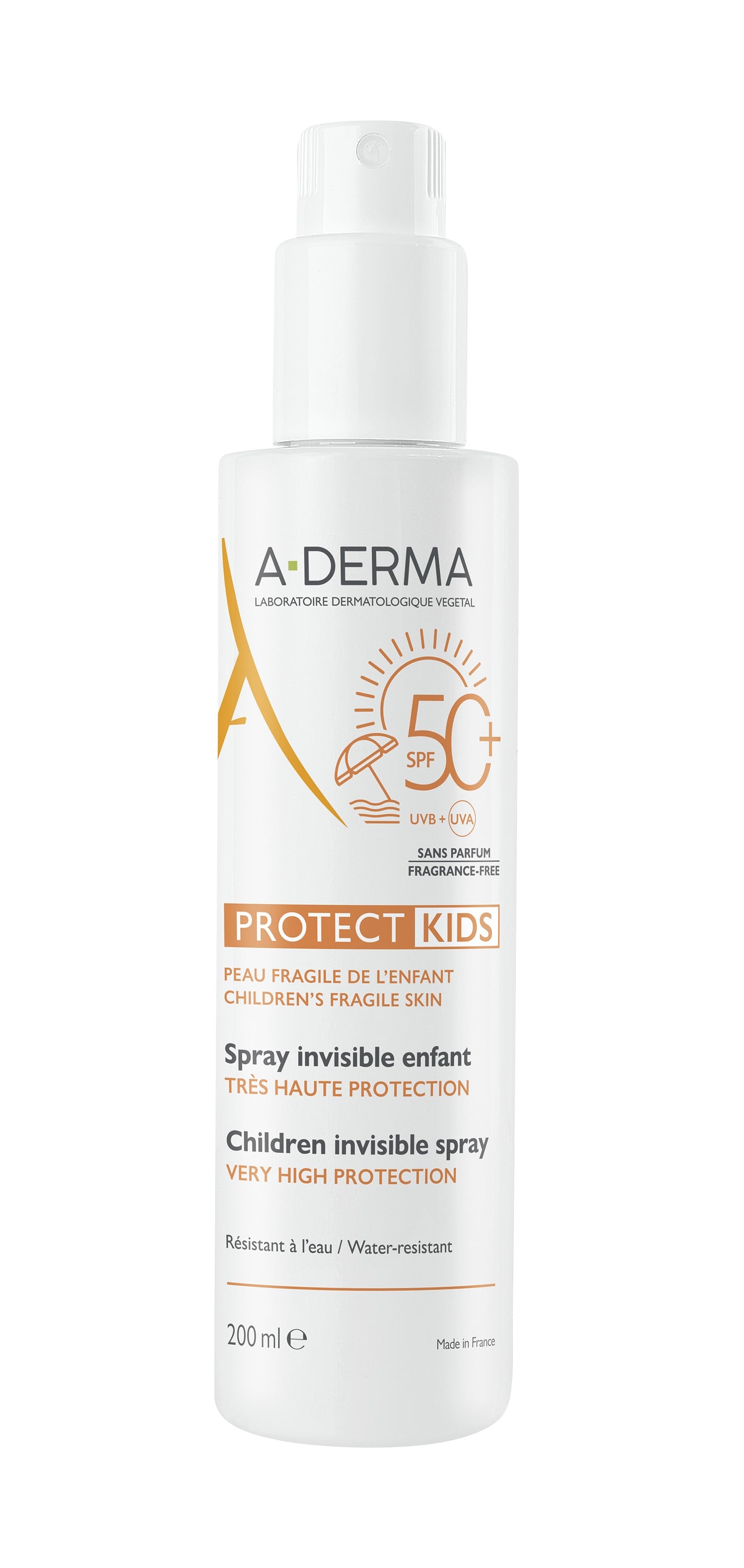 A-DERMA Protect Kids transpar.sprej SPF50+ 200ml