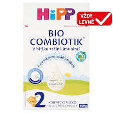 HiPP Combiotik 2 bio kojenecké mléko od ukončeného 6. měsíce 600g