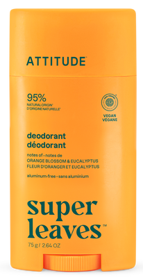 Attitude Přírodní deodorant Super leaves - pomerančový květ & eukalyptus