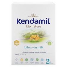 Kendamil Bio Nature 2 HMO+ pokračovací mléčná kojenecká výživa v prášku 2 x 300g (600g)