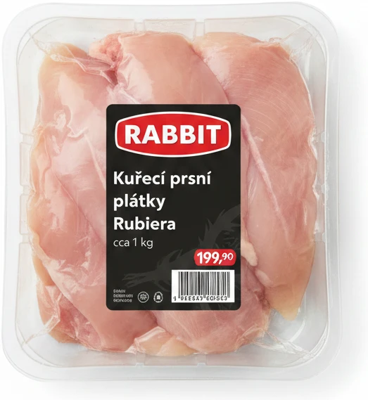 RABBIT Kuřecí prsní plátky Rubiera