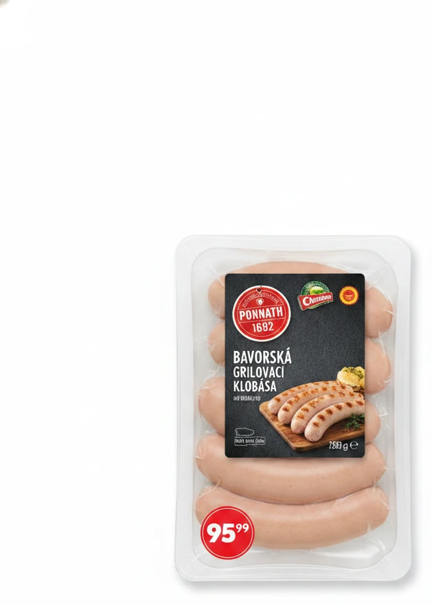 Ponnath Bavorská grilovací klobása