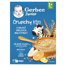 GERBER Junior nemléčná kaše ovocná s křupavými kousky 200g