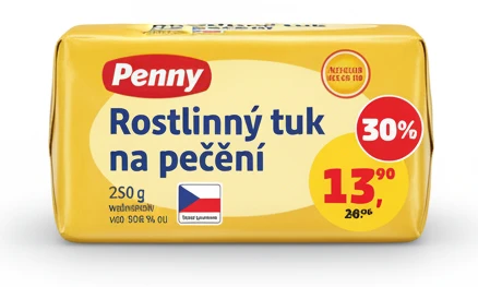 Rostlinný tuk na pečení Penny