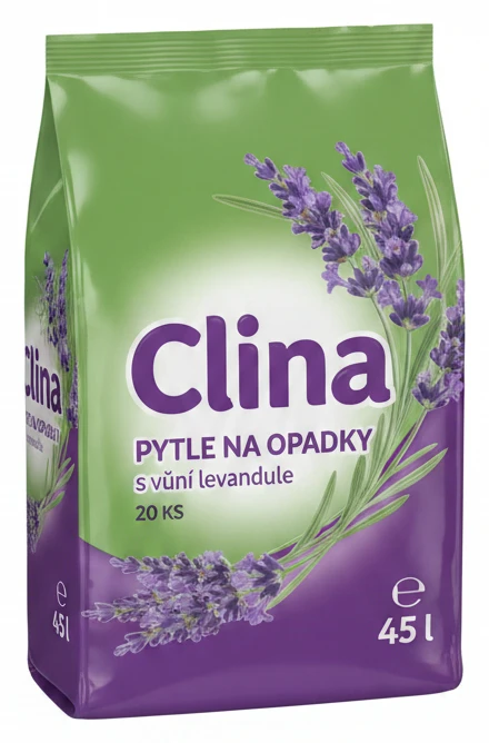 Pytle na odpadky Clina s vůní levandule