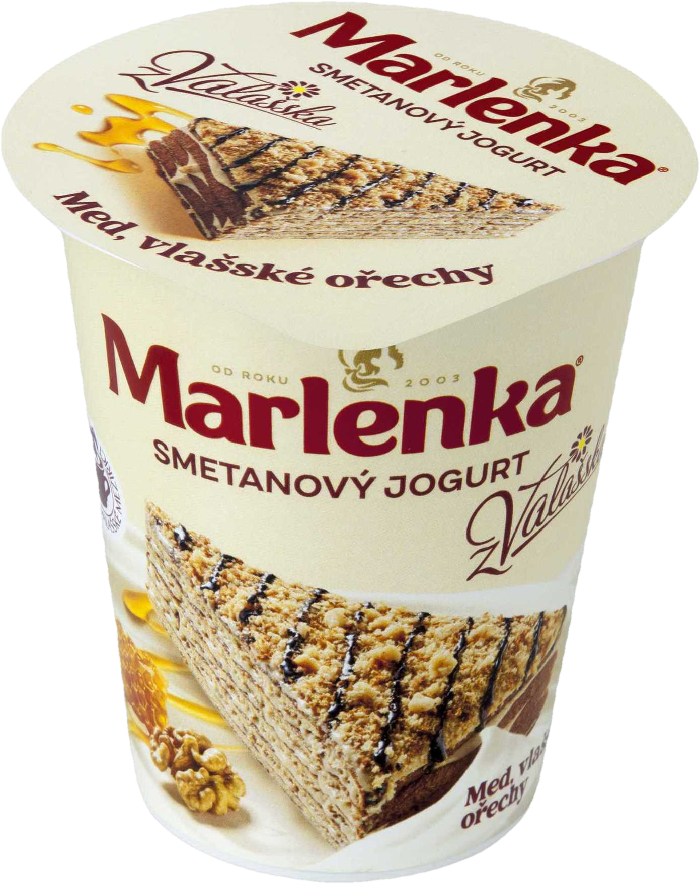 Mlékárna ValMez Marlenka smetanový jogurt mix příchutí