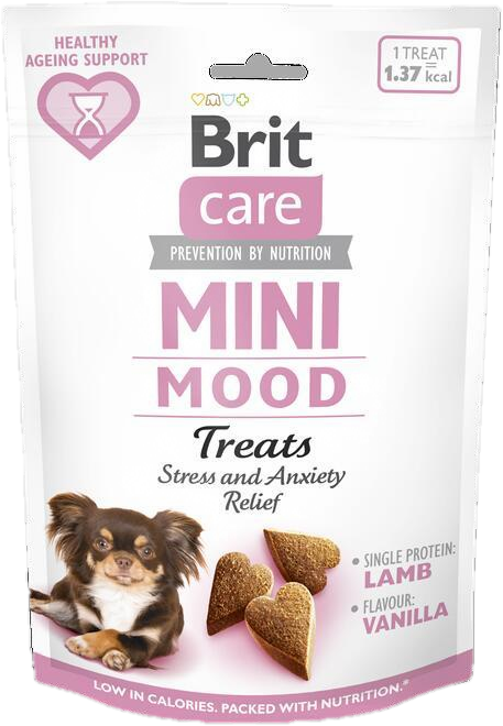 Brit Care Mood mini pamlsky proti stresu pro psy