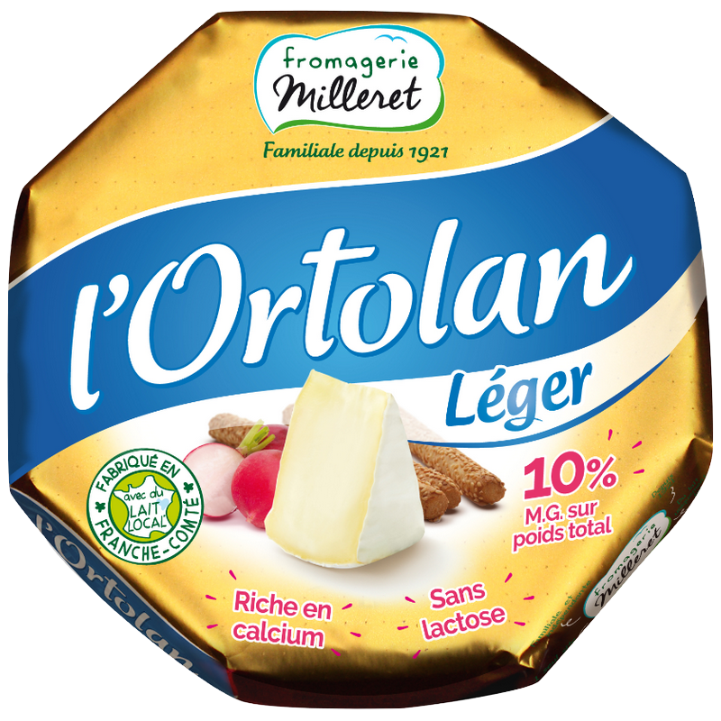 Milleret L'Ortolan Léger zrající sýr