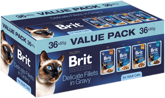 Brit Premium by Nature kapsičky pro kočky 36×85 g