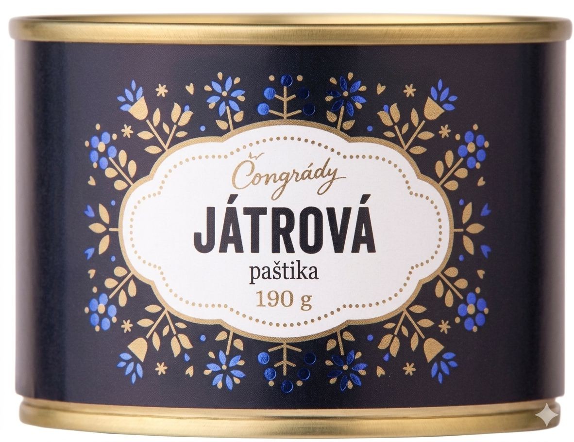 Čongrády Játrová paštika 190 g