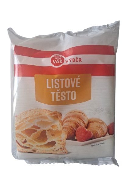 Váš Výběr Listové těsto mražené 400g