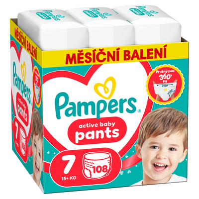 Pampers Plenkové kalhotky Monthly Box, vel. 7 (15+ kg)