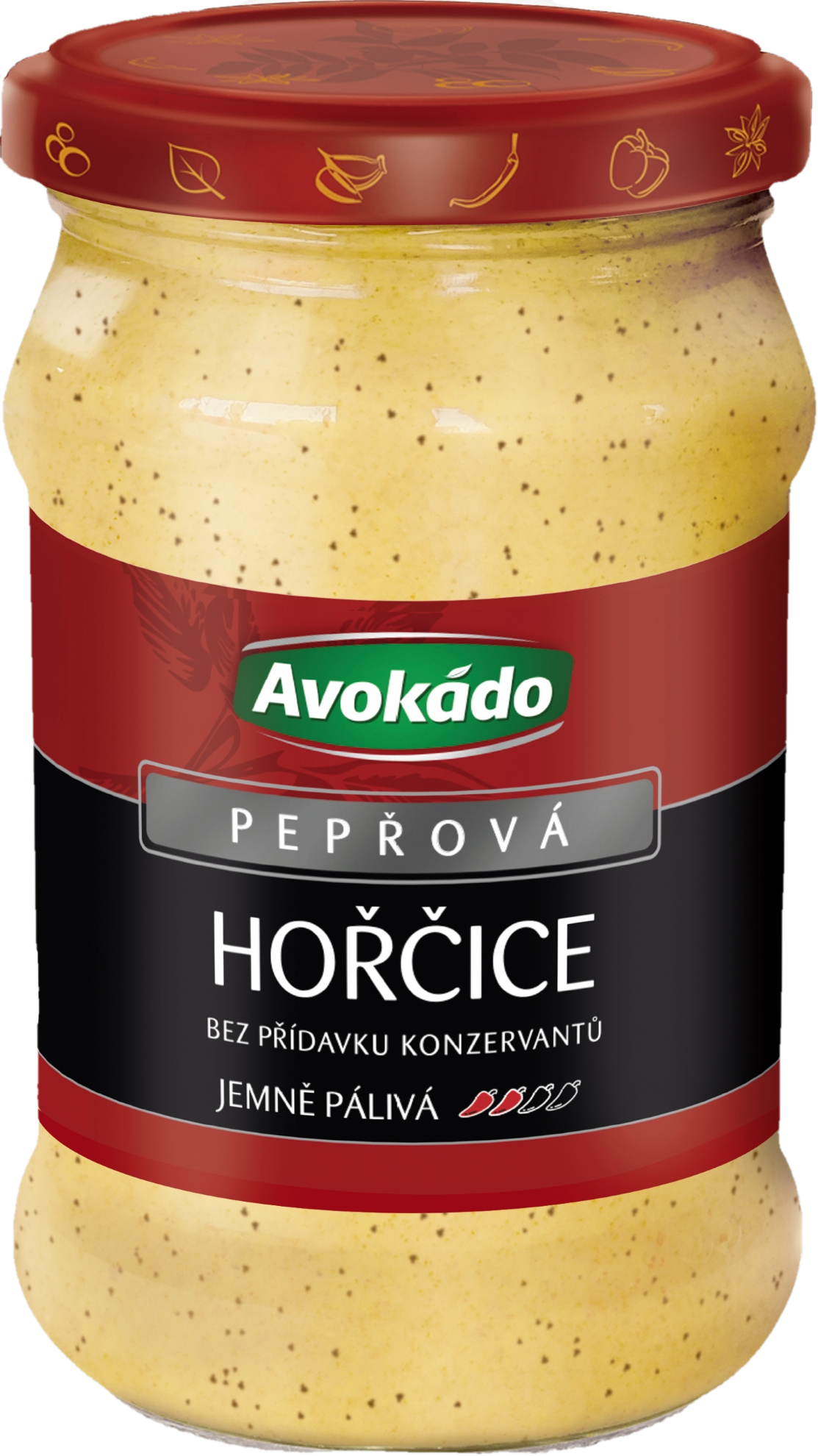 Avokádo Hořčice Pepřová