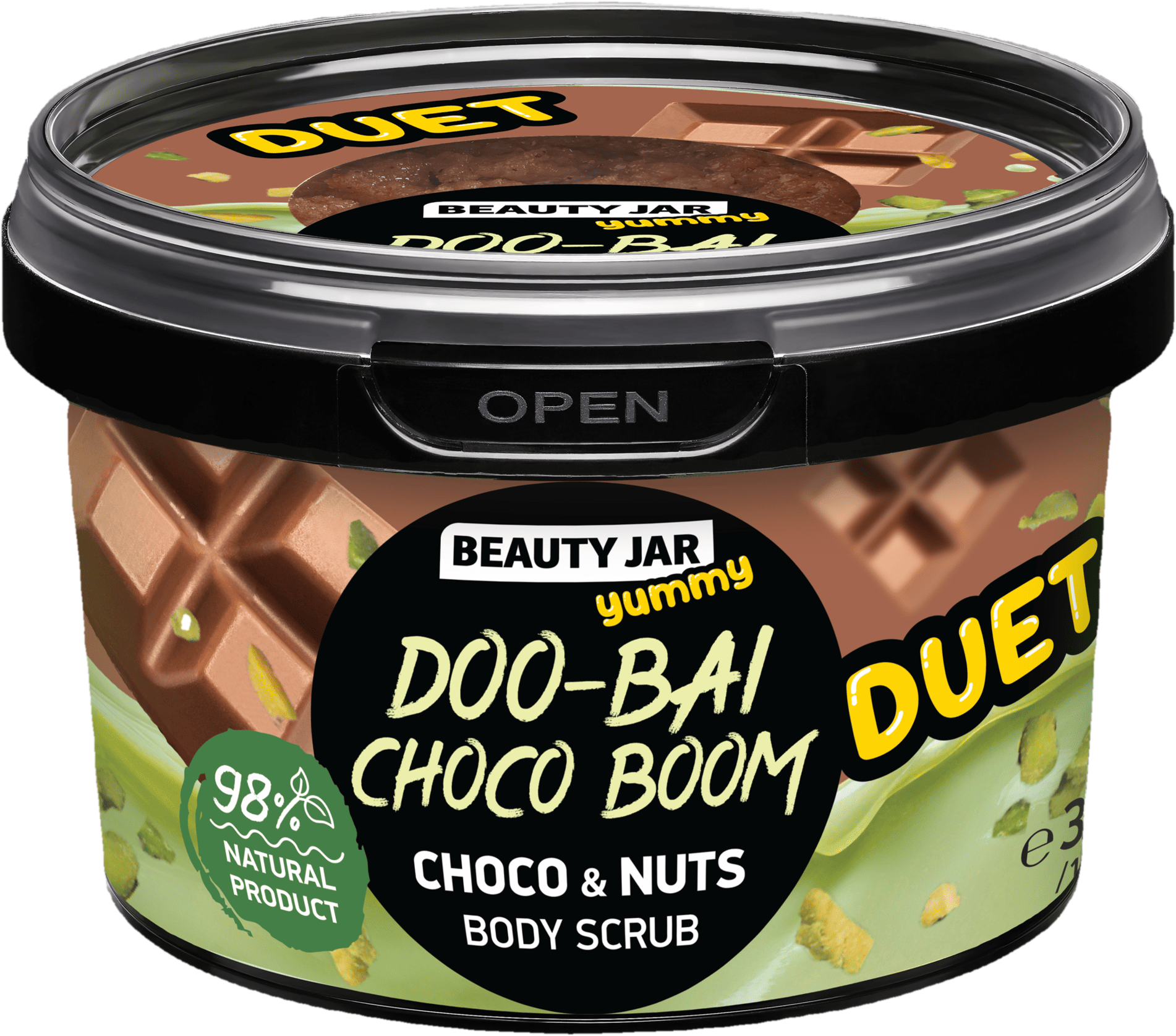 Beauty Jar Doo-Bai Choco Boom tělový peeling