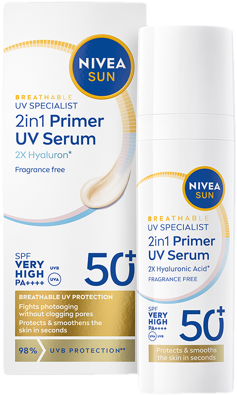 Nivea Sun Pleťové sérum Primer 2v1 SPF 50+