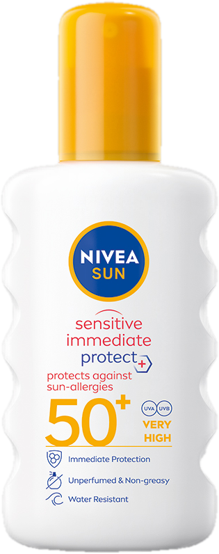 Nivea Sun Sensitive Protect sprej na opalování SPF 50+