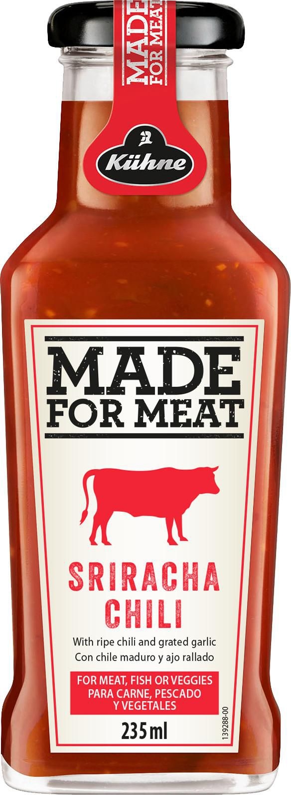 Kühne Made for meat Sriracha Hot Chili omáčka 235ml