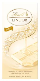 Lindt Lindor čokoláda tabulková bílá
