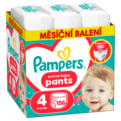 Pampers Plenkové kalhotky Monthly Box, vel. 4 (9-14 kg)