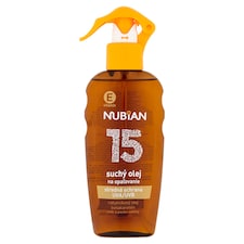 Nubian Suchý olej na opalování SPF 15 200ml
