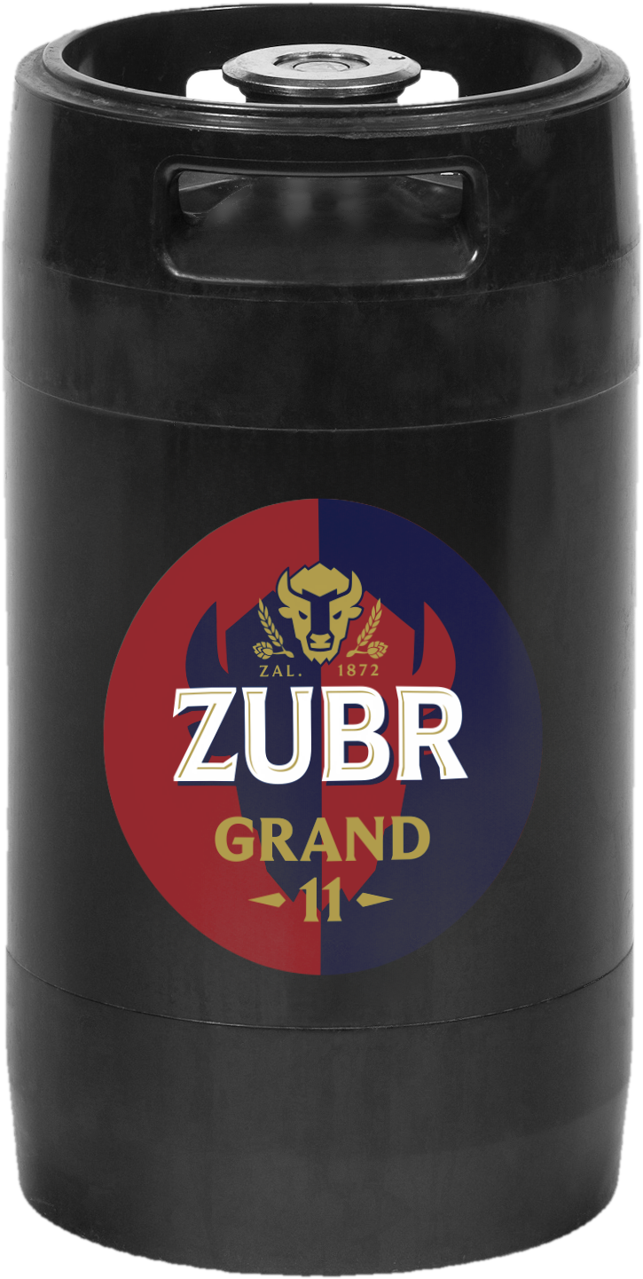Zubr Grand 11 Pivo světlý ležák sud 15l