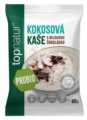 Topnatur Probio Kaše kokos s belgickou čokoládou