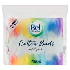Bel Face & Body Rainbow vatové tyčinky sáček 160 ks