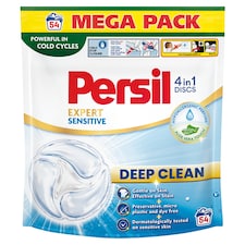 Persil Discs 4in1 Deep Clean Expert Sensitive přípravek pro praní prádla 54 praní 54 x 16,5g (891g)