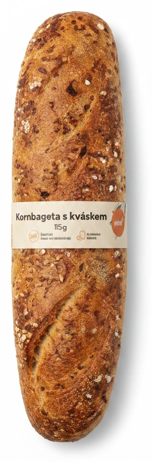 Kornbageta s kváskem