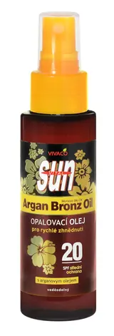 Vivaco Arganový opalovací olej OF20 100ml