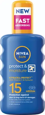 Nivea Sun Hydratační sprej na opalování OF 15 200 ml