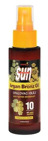 Vivaco  Arganový opalovací olej OF10 100ml