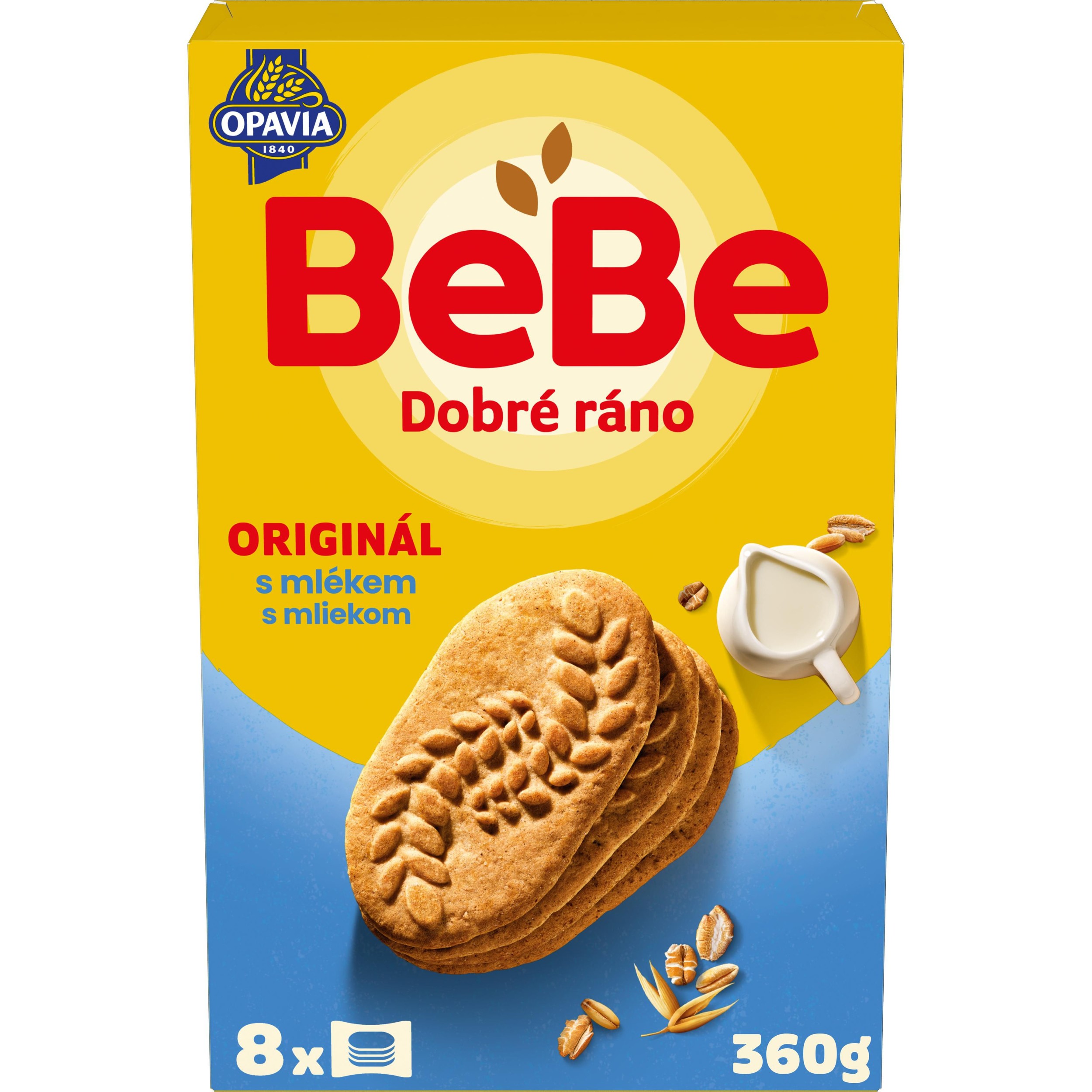 Opavia sušenky BeBe Dobré Ráno s mlékem 360g