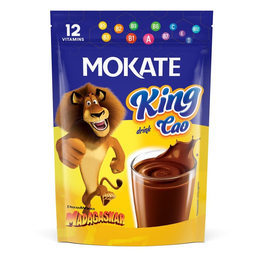 Mokate King Cao kakaový nápoj 20% + 12 vitamínů 150g