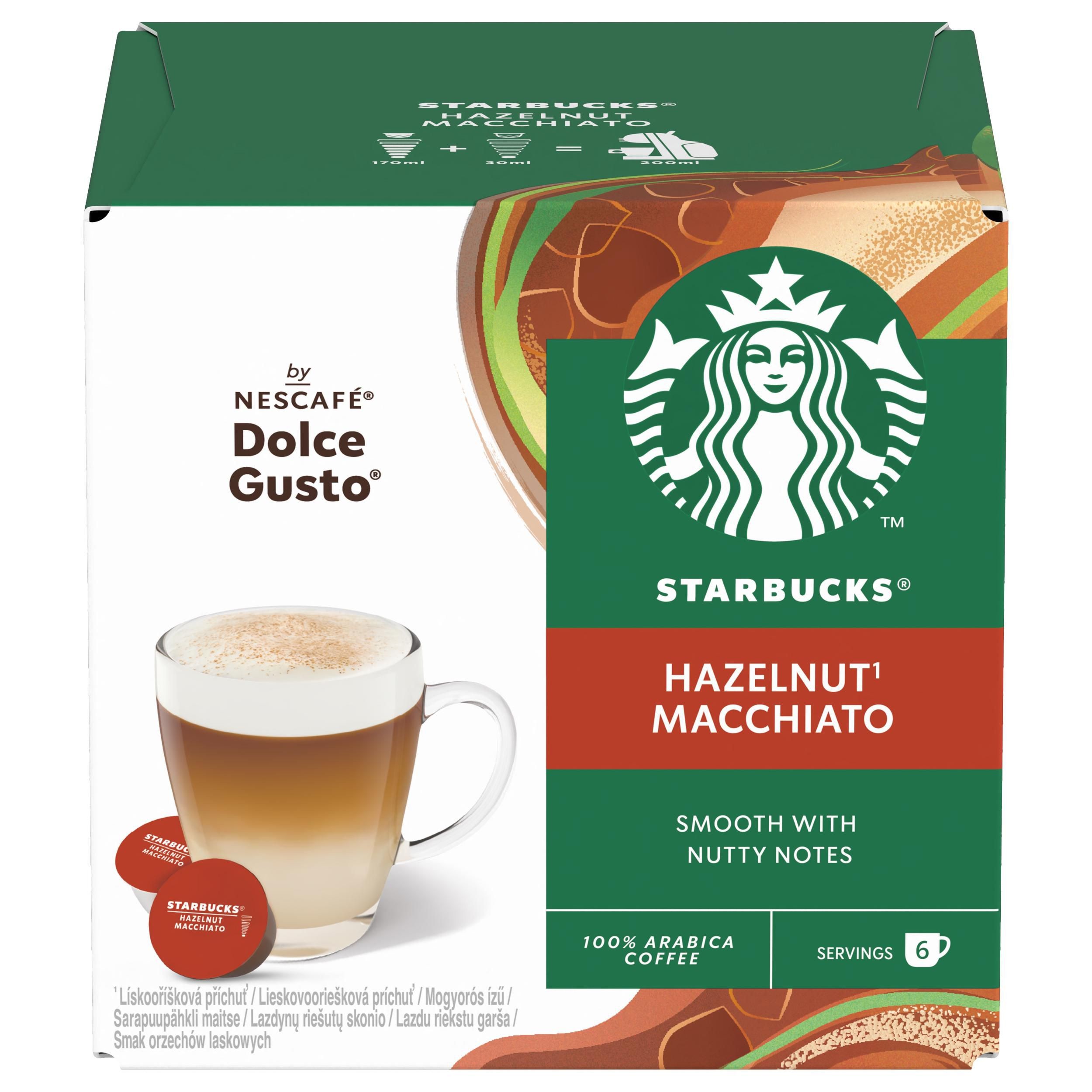 Starbucks Hazelnut Macchiato Kávové kapsle 123g