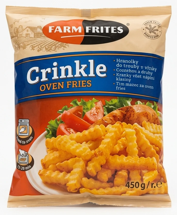 Farm Frites Hranolky vlnky do trouby