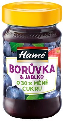 Hamé Džem Borůvka & jablko se sníženým obsahem cukru