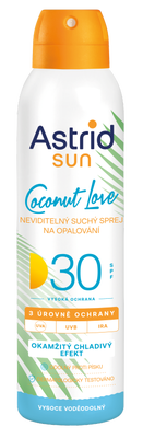 Astrid  SUN Neviditelný suchý sprej na opalování SPF 30