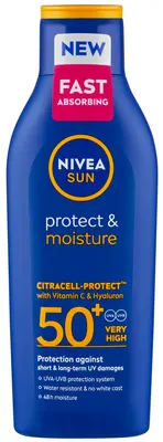 Nivea Sun Protect & Moisture Hydratační mléko na opalování OF 50