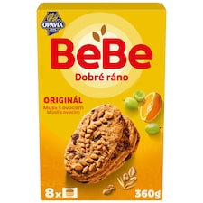 Opavia sušenky BeBe Dobré Ráno müsli s ovocem 8 x 45g (360g)