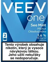 VEEV ONE Sea Mint 2 náplně do e-cigarety 1,6%