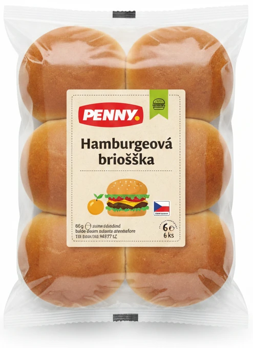 Hamburgerová brioška