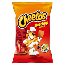 Cheetos Extrudovaný kukuřičný výrobek s příchutí kečupu 85g