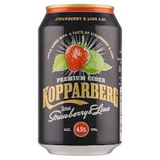 Kopparberg Cider s příchutí jahod a limetky 330ml