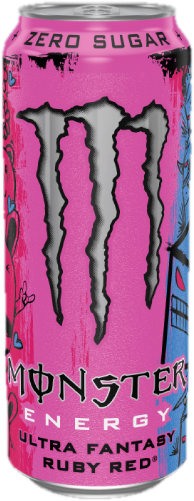 Monster Energy Ultra Fantasy Ruby Red Zero Sugar plech