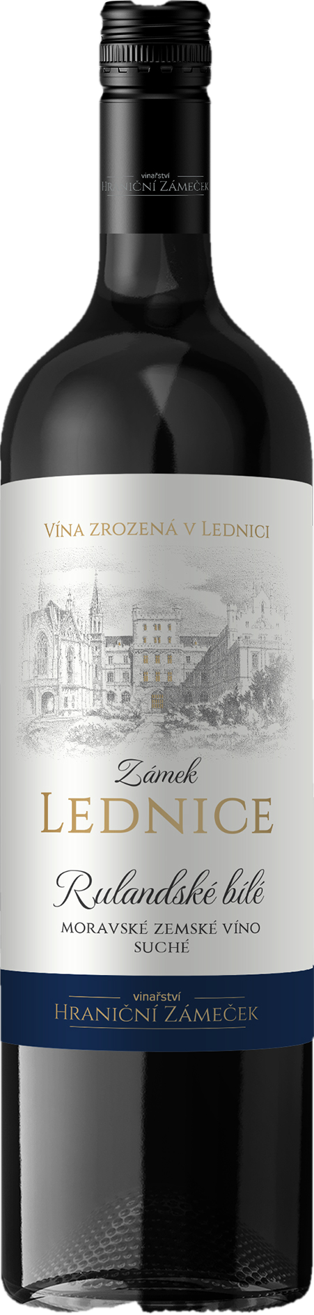 Vinařství Hraniční Zámeček Rulandské bílé moravské zemské víno